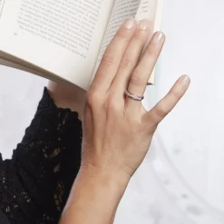 Histoire d'Or Demi Alliance Juliette Platine Blanc Diamant Online