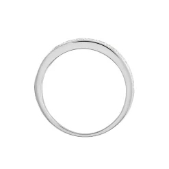 Histoire d'Or Demi Alliance Juliette Platine Blanc Diamant New