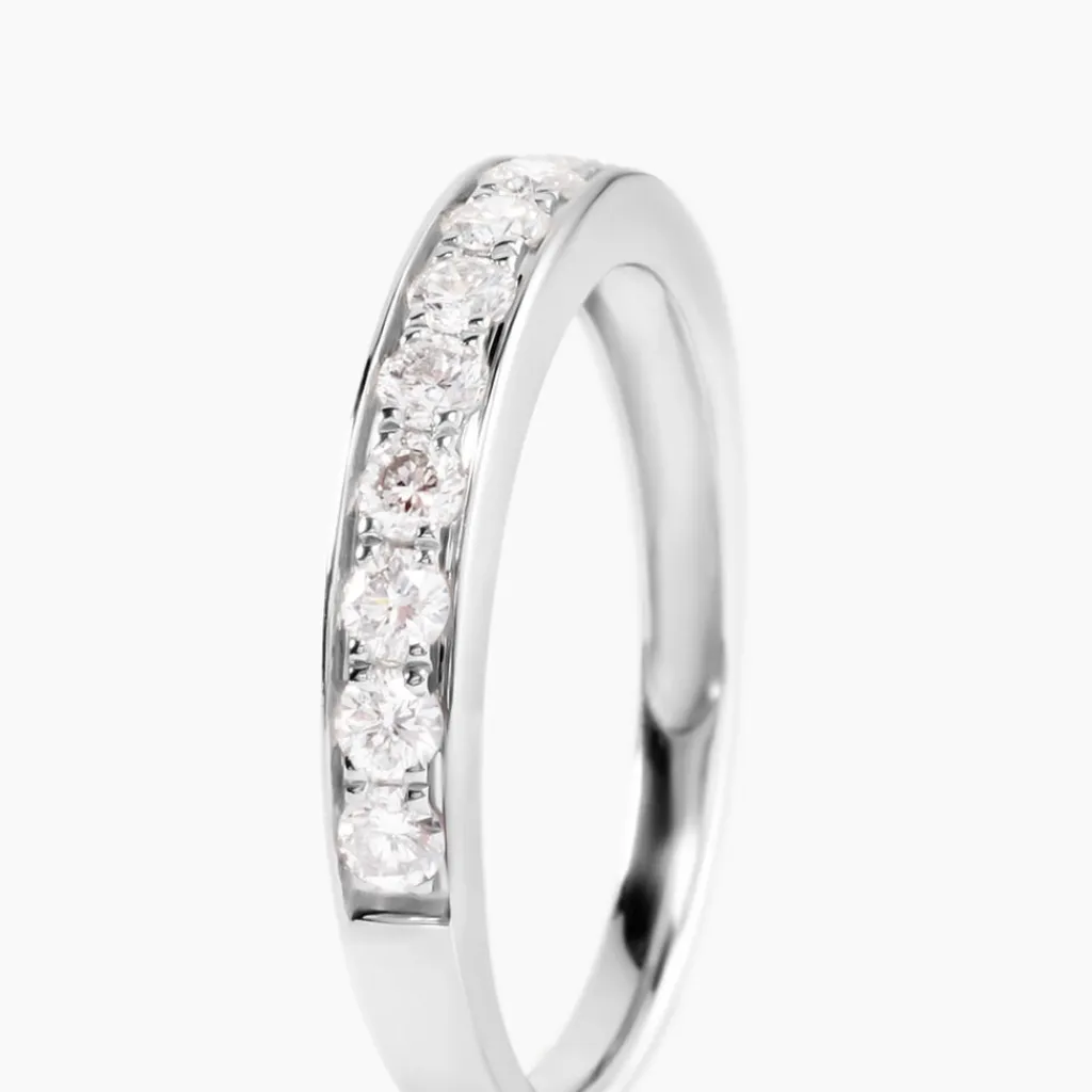 Histoire d'Or Demi Alliance Rhea Platine Blanc Diamant Online
