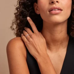 Histoire d'Or Demi Alliance Rhea Platine Blanc Diamant Online