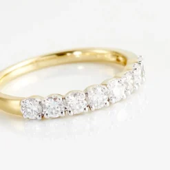 Histoire d'Or Demi-alliance Or Jaune  Eloisa Diamant Synthetique Online