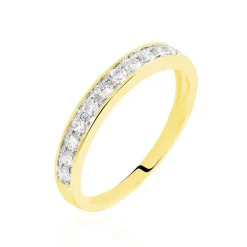 Histoire d'Or Demi-alliance Or  Jaune  Valentine Diamant Synthetique Online