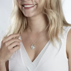 Histoire d'Or Duo De Colliers Argenc Caoimhe Oxyde Online