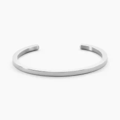 JOURDAN Jonc Teno Acier Argenté New