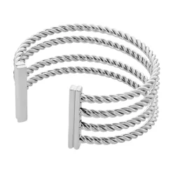 Histoire d'Or Jonc Ouvert Acier Blanc Galaad Hot