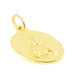 Histoire d'Or Médaille Or Jaune Jesus Sale