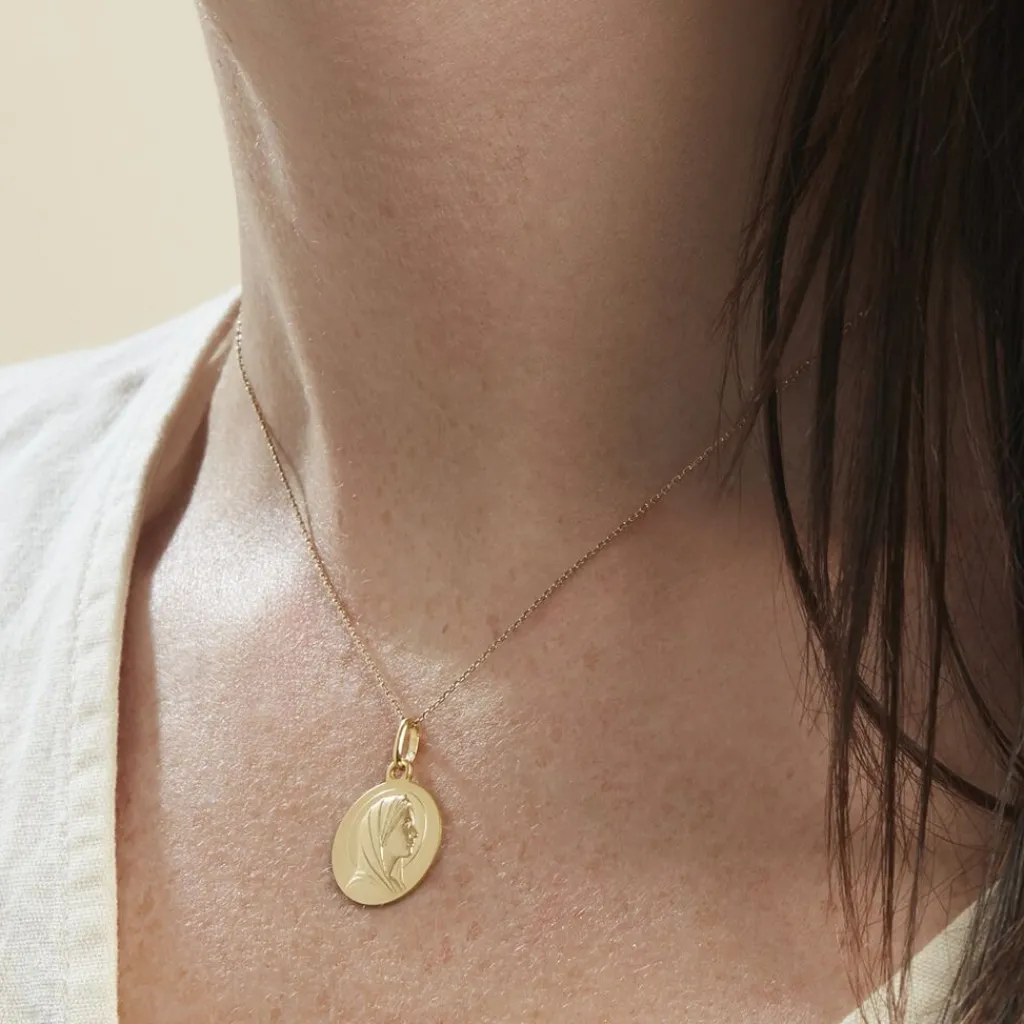 Histoire d'Or Medaille Or Jaune Vierge Discount