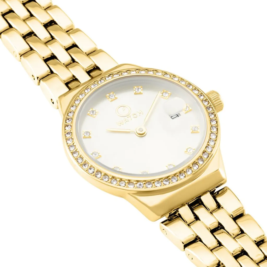 O WATCH Montre 0 Glittering Blanc Outlet
