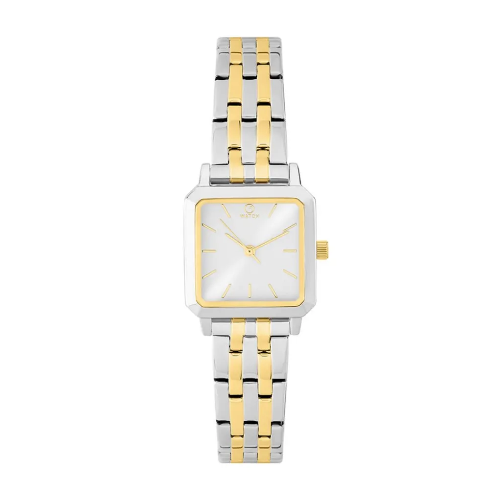 O WATCH Montre 0 Square Blanc New