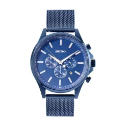 ARCTIK Montre Altitude Bleu cadran bleu fond bleu bracelet acier bleu Best
