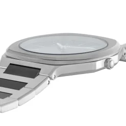 ARCTIK Montre Cargo Bleu cadran argenté fond bleu bracelet acier argenté Sale