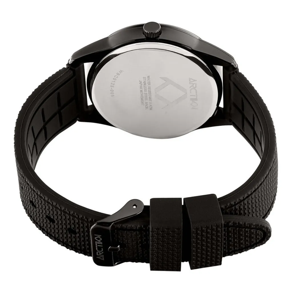 ARCTIK Montre Impact Noir cadran noir fond noir bracelet silicone noir Sale