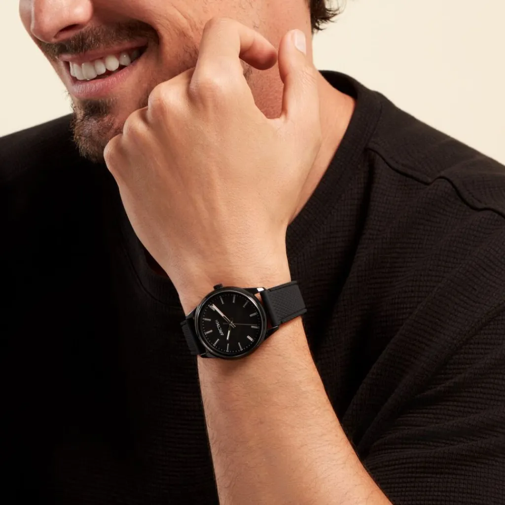 ARCTIK Montre Impact Noir cadran noir fond noir bracelet silicone noir Sale