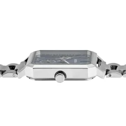 ARCTIK Montre Urbaine Vert cadran argenté fond vert bracelet acier argenté Clearance