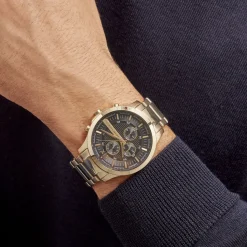 ARMANI EXCHANGE Montre Doré Ax2137 New