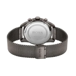 HUGO BOSS Montre Boss Skymaster Gris cadran gris fond gris bracelet acier gris New