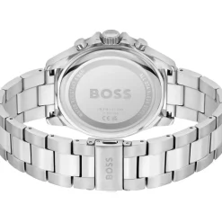 HUGO BOSS Montre Boss Troper Bleu cadran argenté fond bleu bracelet acier argenté Online