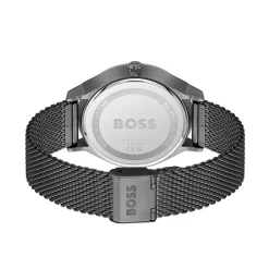 HUGO BOSS Montre Boss Tyler Noir cadran noir fond noir bracelet acier noir Best