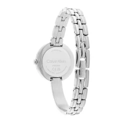 CALVIN KLEIN Montre Bangled Argenté cadran argenté fond argenté bracelet acier argenté Clearance