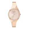CALVIN KLEIN Montre Charming Bicolore Doré / Rose Discount