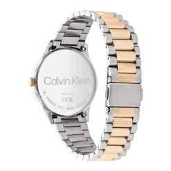 CALVIN KLEIN Montre Iconic Bracelet Argent cadran bicolore fond argenté bracelet acier bicolore Online