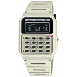 CASIO COLLECTION Montre cadran blanc bracelet résine blanc Outlet
