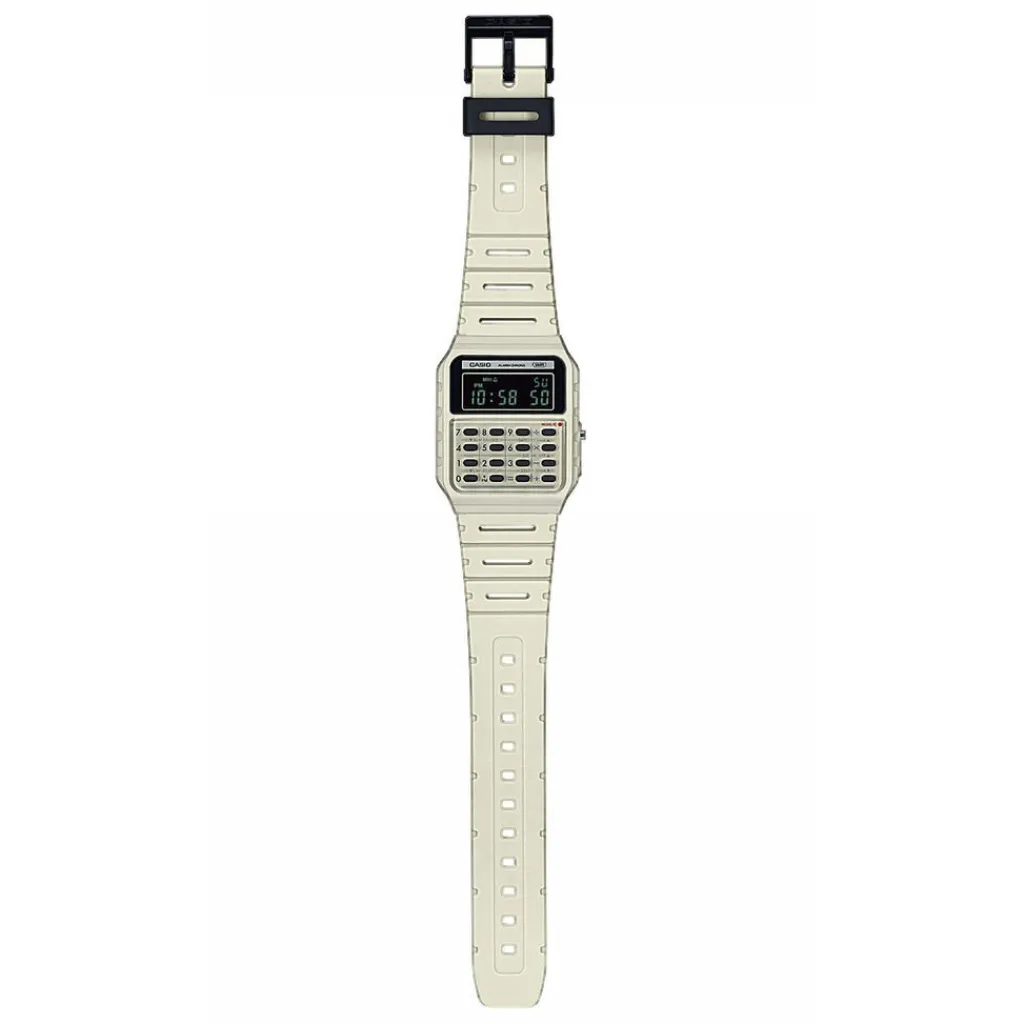 CASIO COLLECTION Montre cadran blanc bracelet résine blanc Outlet