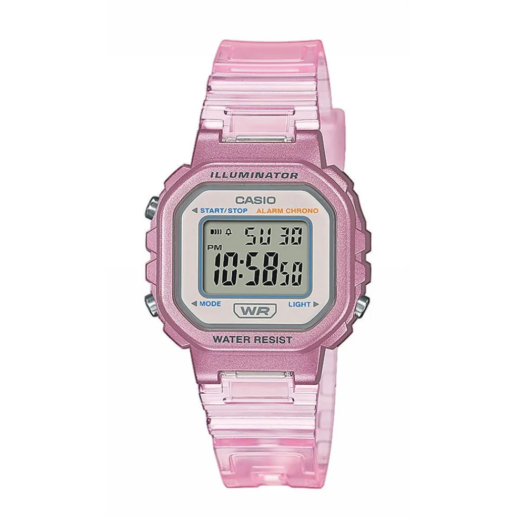 CASIO COLLECTION Montre Bicolore cadran rose fond bicolore bracelet résine rose Online