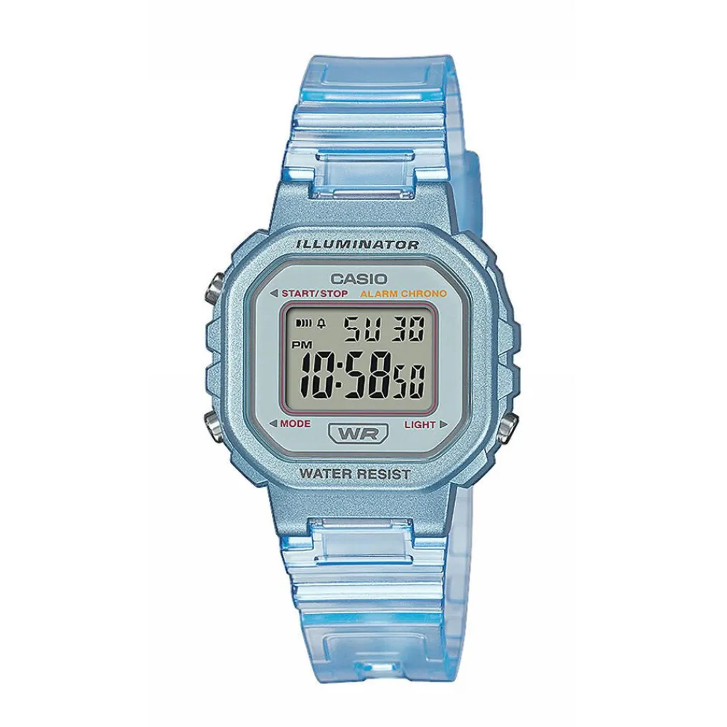 CASIO COLLECTION Montre Bleu Sky cadran bleu sky fond bleu sky bracelet résine bleu sky Outlet