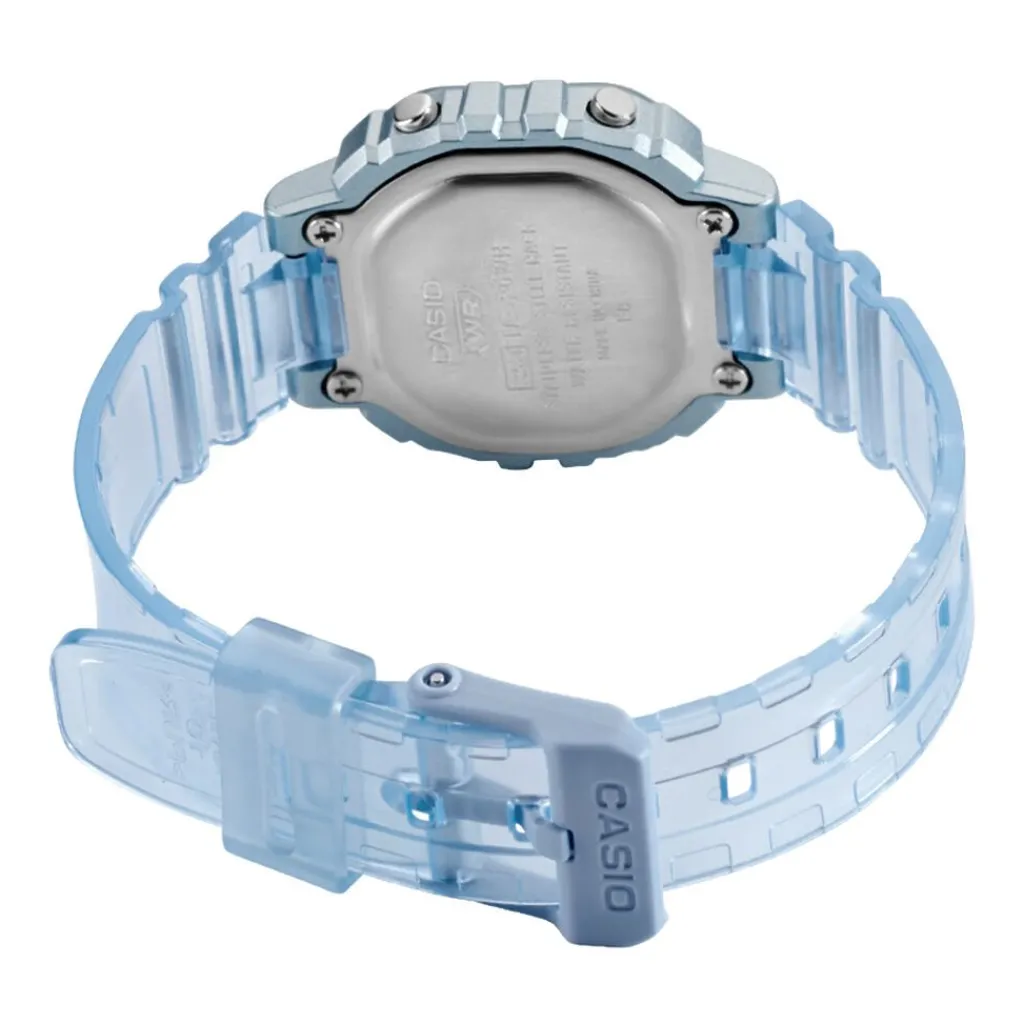 CASIO COLLECTION Montre Bleu Sky cadran bleu sky fond bleu sky bracelet résine bleu sky Outlet