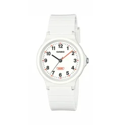 CASIO COLLECTION Montre Casio Timeless Collection Blanc cadran blanc fond blanc bracelet résine blanc Discount