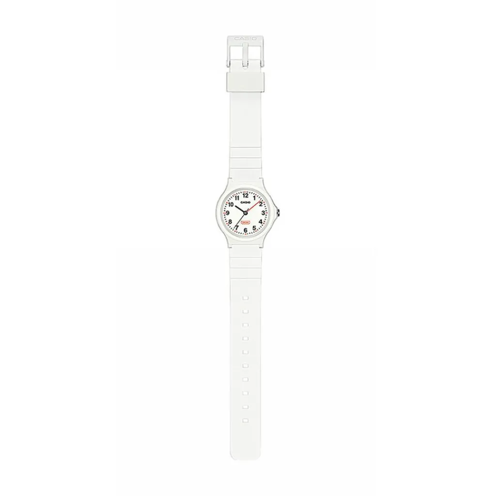 CASIO COLLECTION Montre Casio Timeless Collection Blanc cadran blanc fond blanc bracelet résine blanc Discount
