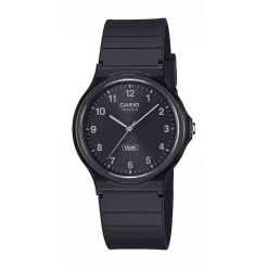 CASIO COLLECTION Montre Casio Timeless Collection Noir cadran noir fond noir bracelet résine noir