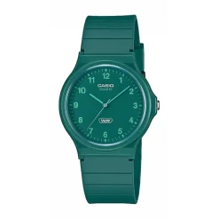 CASIO COLLECTION Montre Casio Timeless Collection Vert cadran vert fond vert bracelet résine vert Best