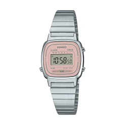 CASIO COLLECTION Montre Vintage cadran argenté bracelet acier argenté Clearance