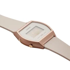 CASIO COLLECTION Montre Vintage Rose cadran rose fond rose bracelet résine rose Discount