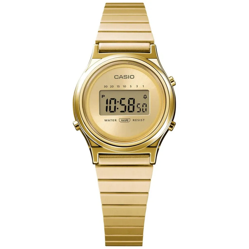 CASIO COLLECTION Montre Vintage Mini cadran doré bracelet acier doré Online