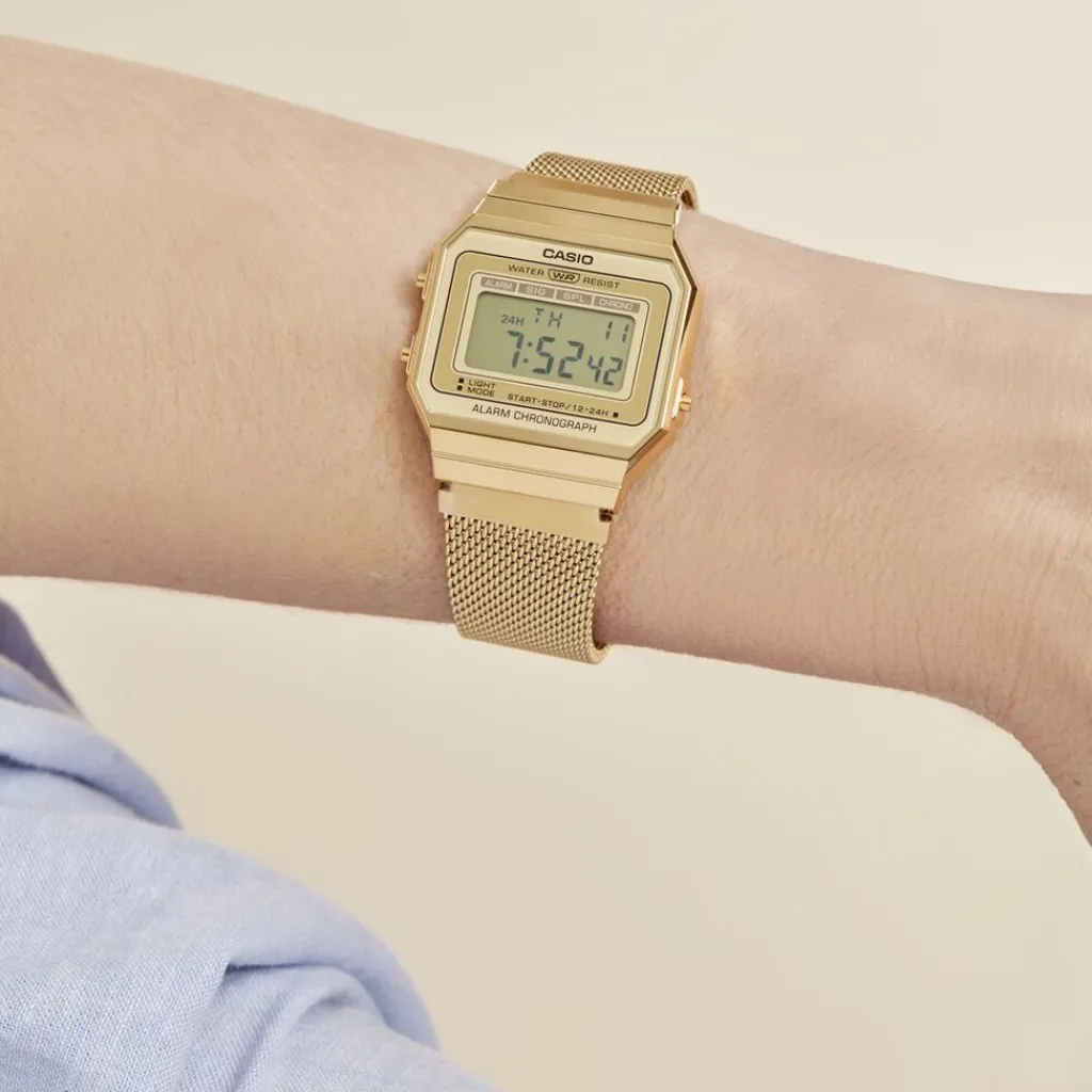 CASIO COLLECTION Montre Vintage 2 Tons Discount