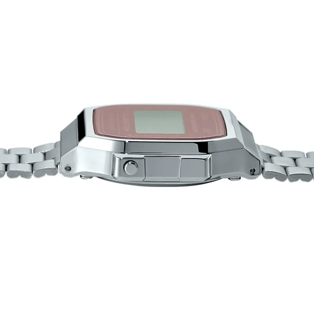 CASIO COLLECTION Montre Vintage cadran argenté bracelet acier argenté Online