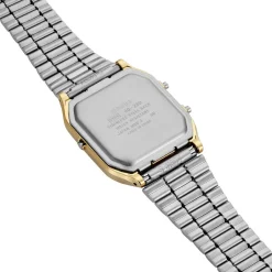 CASIO COLLECTION Montre Vintage Champagne cadran doré fond champagne bracelet acier doré Best