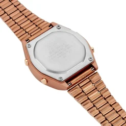 CASIO COLLECTION Montre Vintage Rose cadran doré rose bracelet acier doré rose Discount