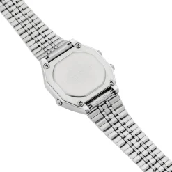 CASIO COLLECTION Montre Vintage Argent cadran argenté fond argenté bracelet acier argenté Hot