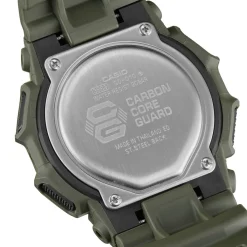 CASIO G-SHOCK Montre cadran vert bracelet résine vert Outlet