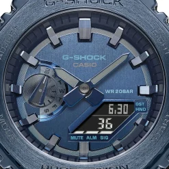 CASIO G-SHOCK Montre Bleu cadran bleu bracelet résine bleue Discount