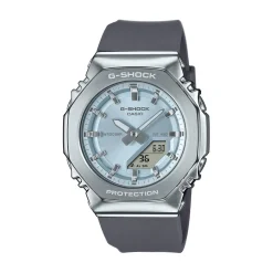 CASIO G-SHOCK Montre Bleu Sky cadran argenté fond bleu sky bracelet résine noir Online
