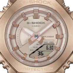 CASIO G-SHOCK Montre Casio G Shock Gm2100 Rose cadran rose fond rose bracelet résine rose Clearance