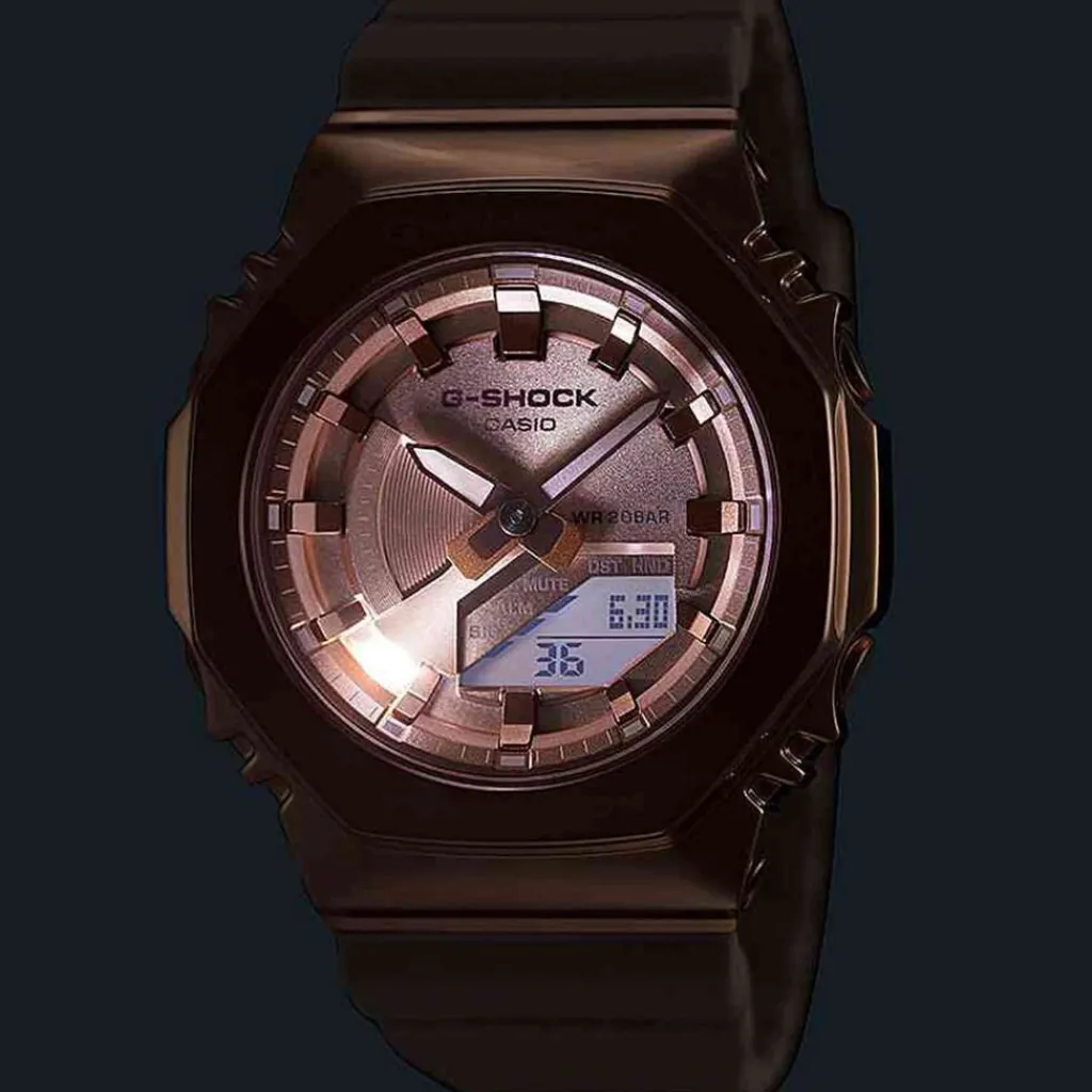 CASIO G-SHOCK Montre Casio G Shock Gm2100 Rose cadran rose fond rose bracelet résine rose Clearance