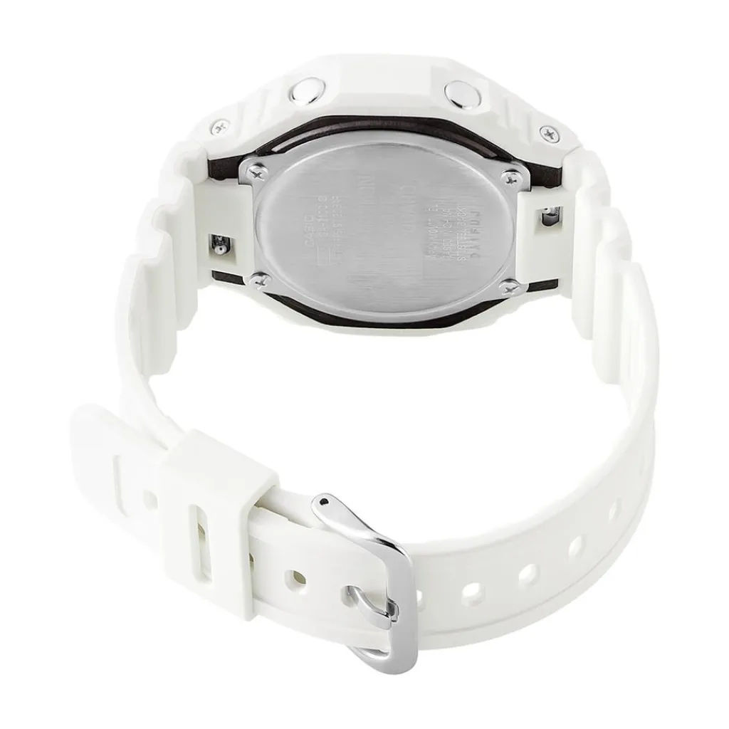 CASIO G-SHOCK Montre Classic Blanc cadran blanc fond blanc bracelet résine blanc Best