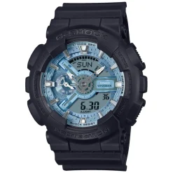 CASIO G-SHOCK Montre Classic Bleu cadran noir fond bleu bracelet résine noir Hot