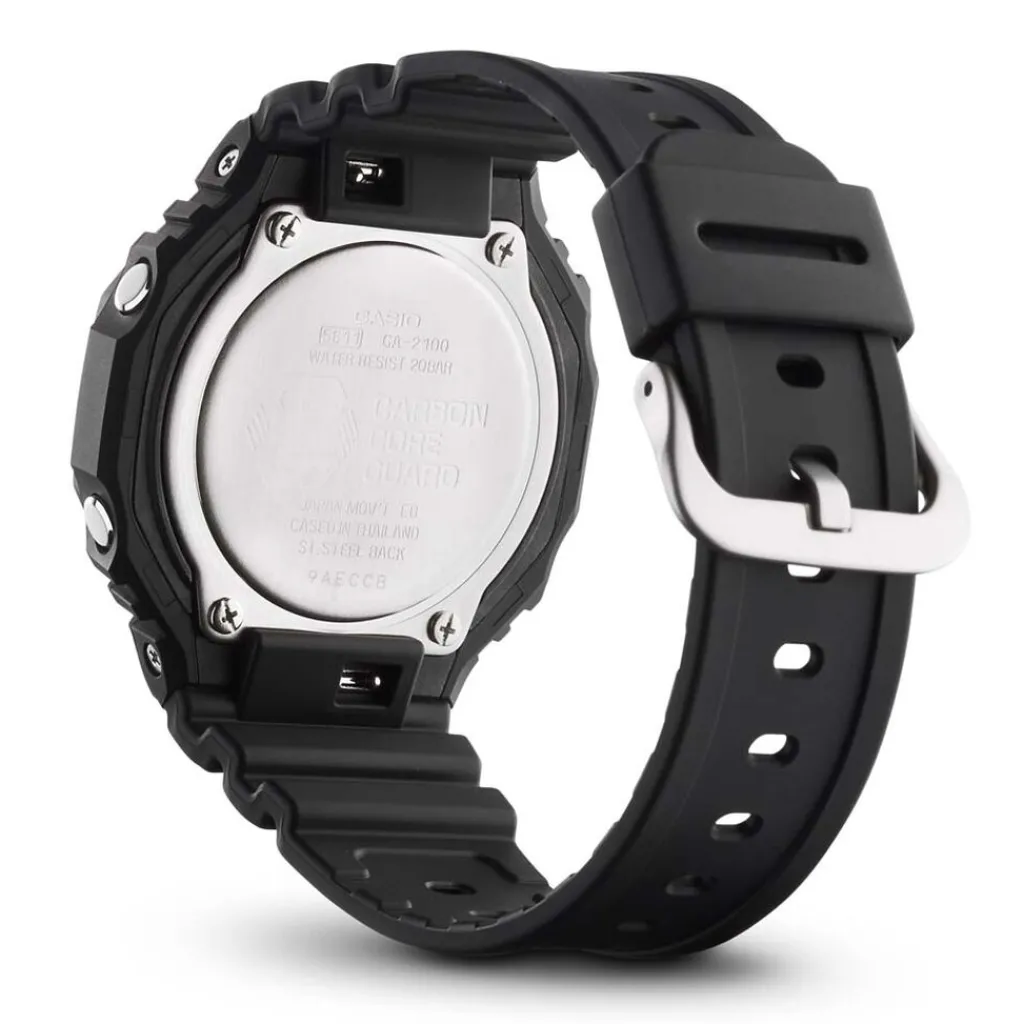 CASIO G-SHOCK Montre Classic Noir cadran noir fond noir bracelet résine noire Discount
